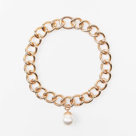 Zara limited edition huge pearl chain necklace - Picture 4 of 6